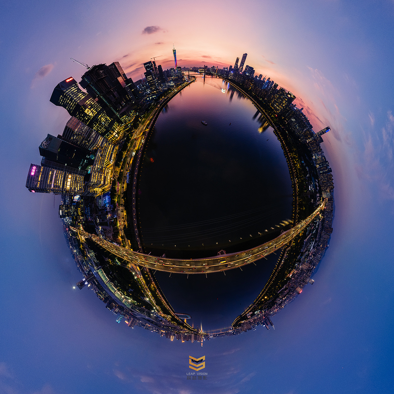 航拍視角下的廣州琶洲CBD城市天際線（圖ZMzI4OTg2NzY4） - 風(fēng)光攝影 - 站酷設(shè)計(jì)師小樣攝影原創(chuàng)素材 - 站酷ZCOOL