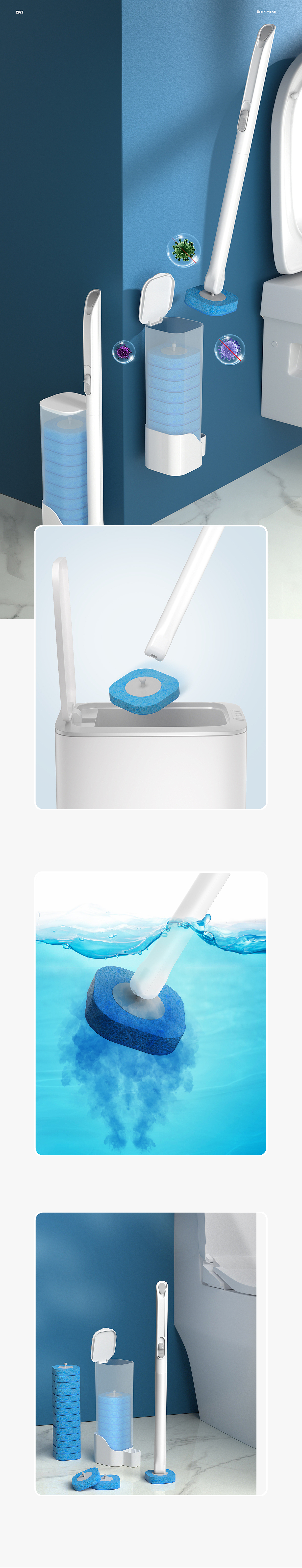 一次性马桶刷电商详情页