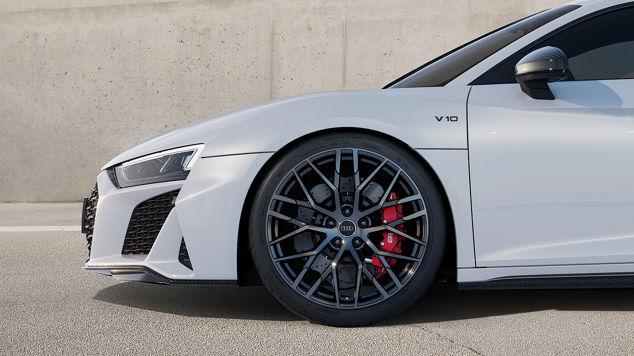 AUDI R8 CGI - 朱鹭白