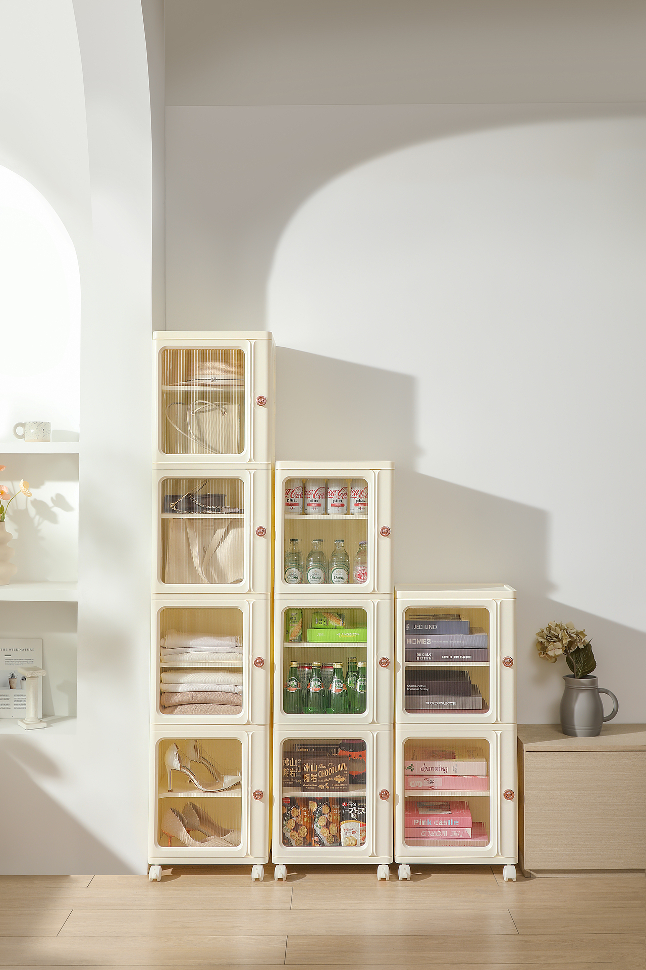 透明可分层收纳盒