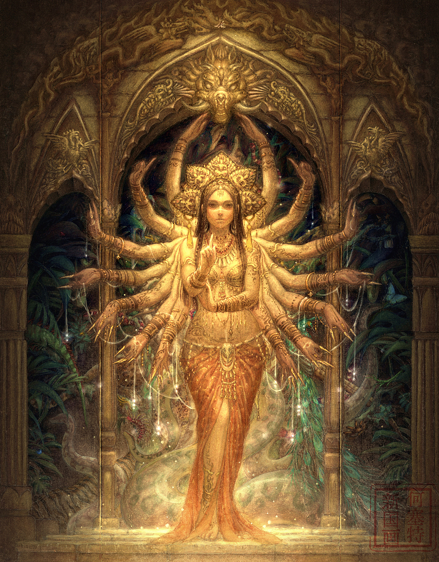 新国画 |2020年终总结| 手绘国风古风游戏影视艺术海报（图ZMzcwMzIxNDI4） - 商业插画 - 站酷设计师何塞特Herset原创素材 - 站酷ZCOOL