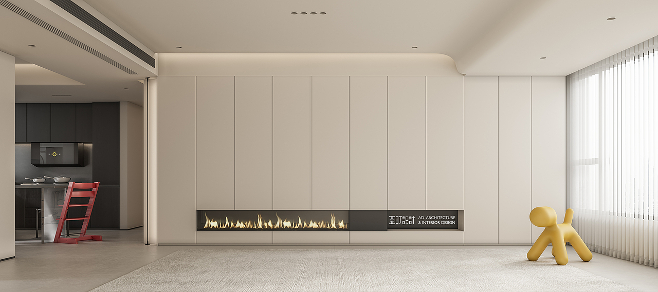 亚町设计 | 极简风与色彩感的碰撞