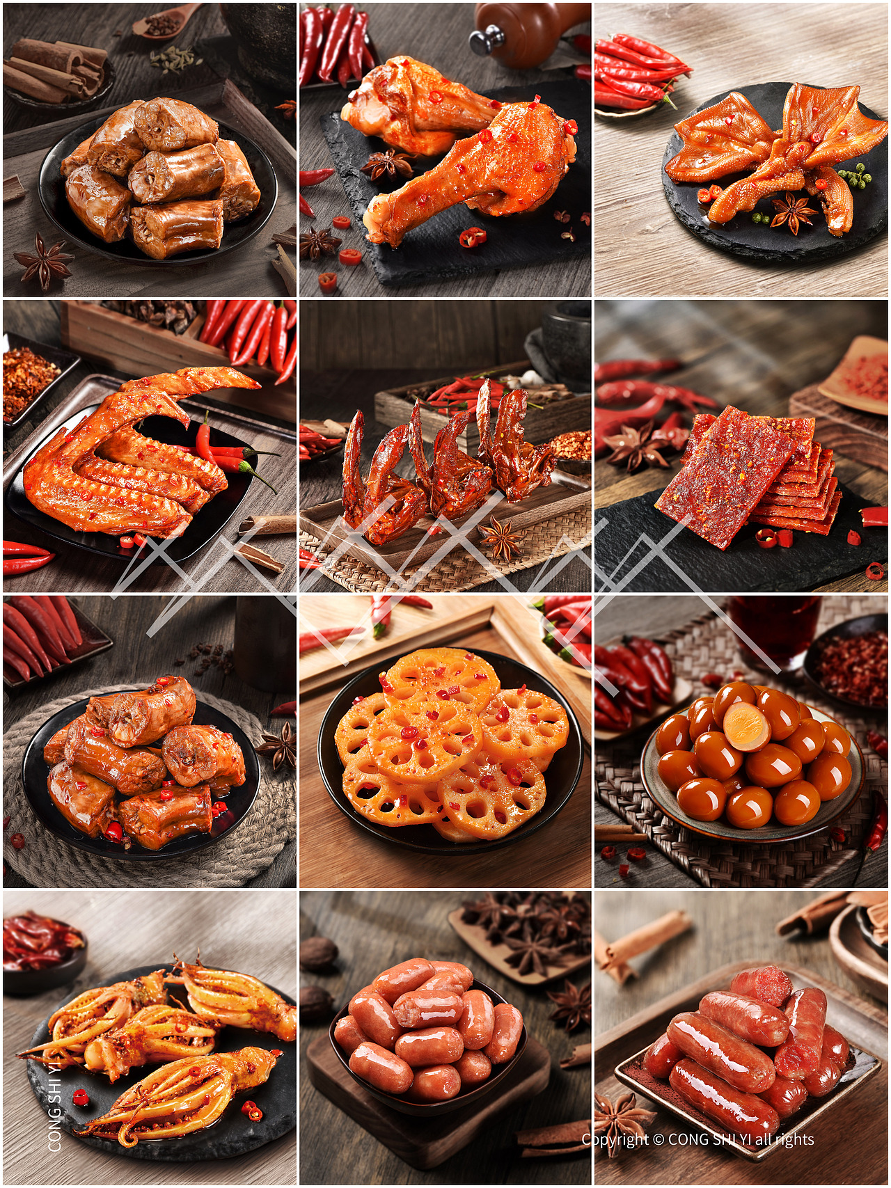 卤制品包装实摄合集（图ZMzMxMTkyMTg0） - 美食摄影 - 站酷设计师丛食广告摄影原创素材 - 站酷ZCOOL