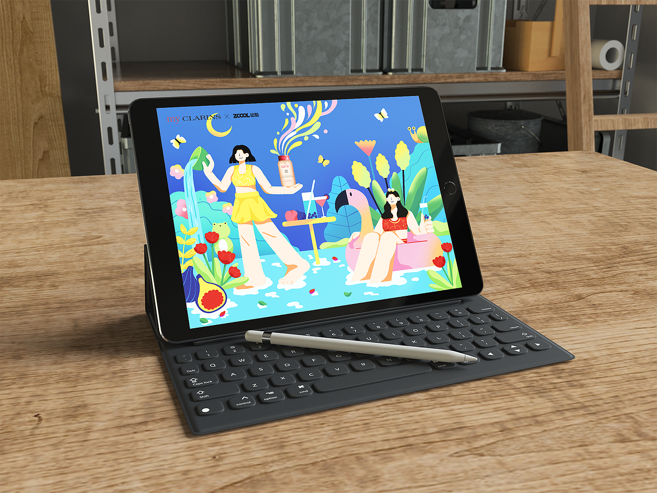 my CLARINS【好食肌长绽放】精灵游园夜