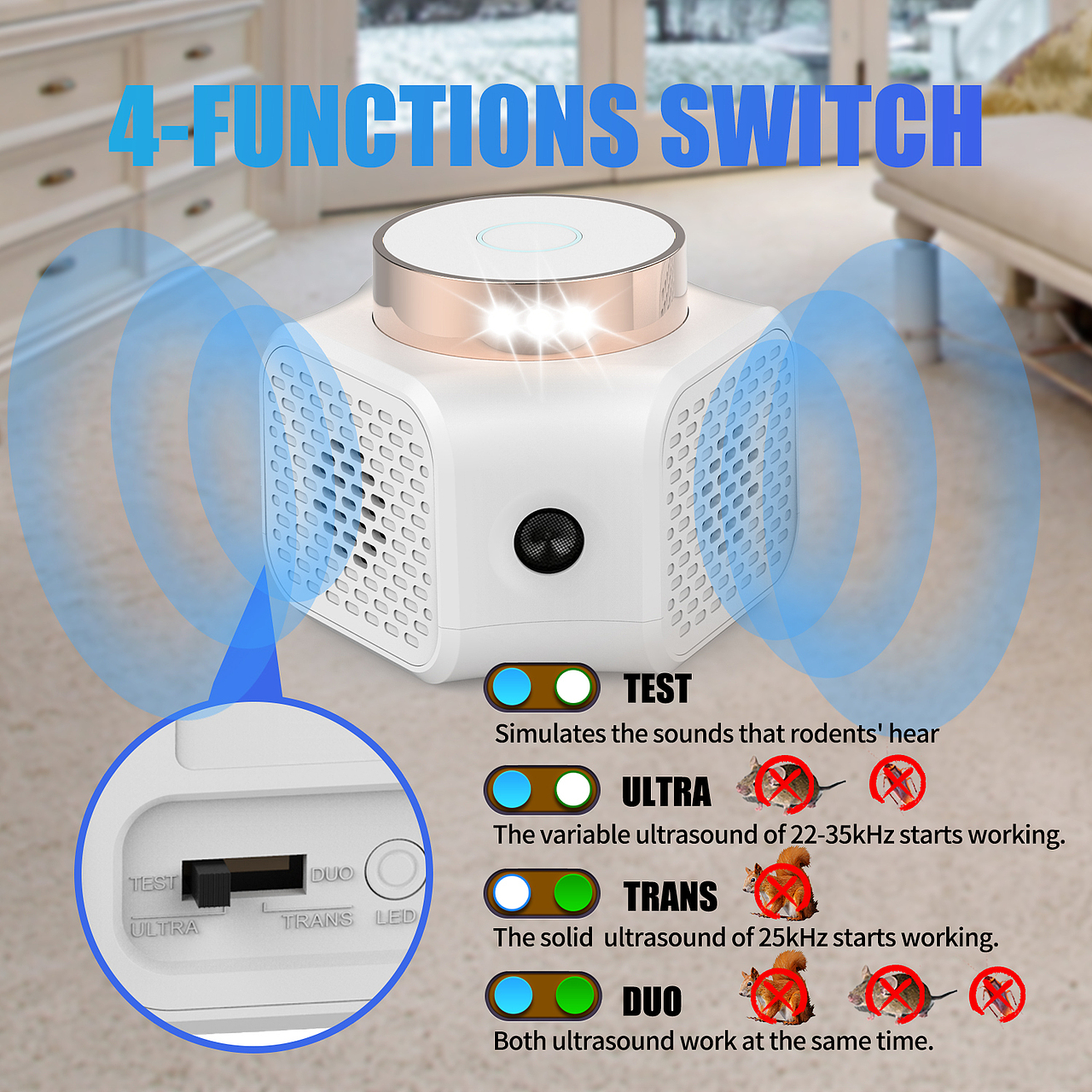 超声波老鼠驱赶器