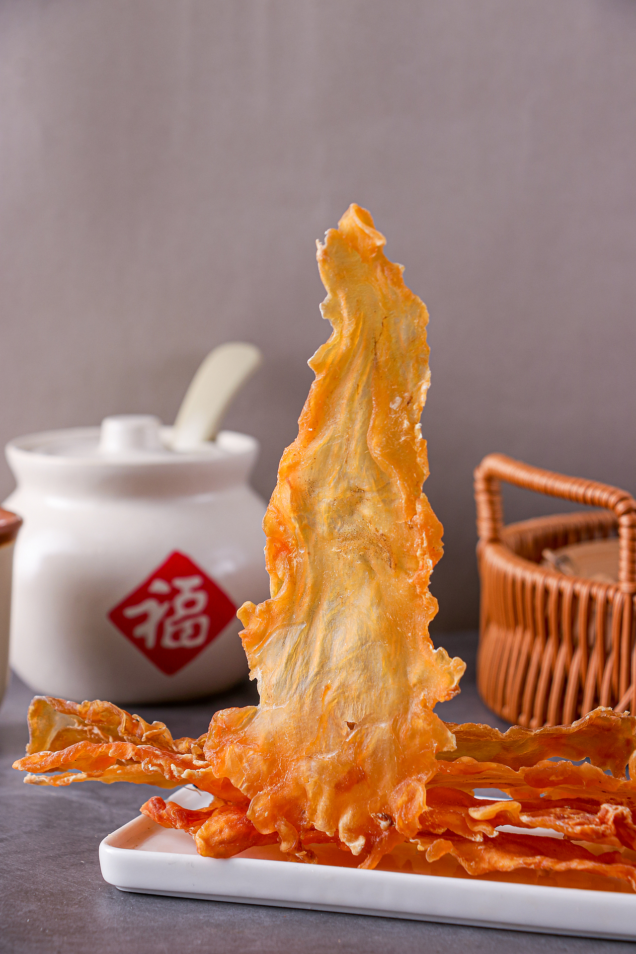 花胶鳕雪鱼胶赤嘴北海干花胶 海鲜黄花干货深海鱼鳔