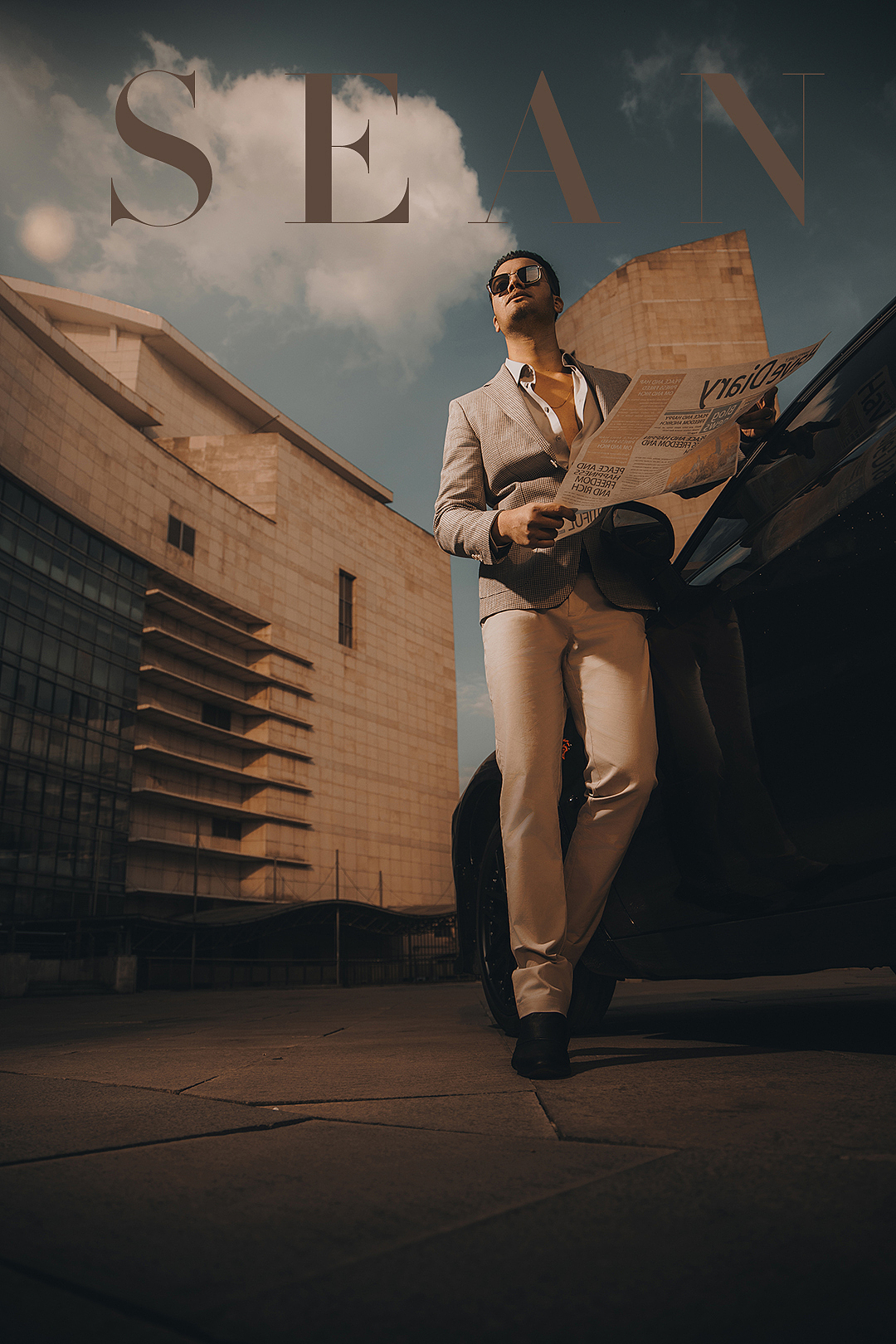 今天下午的服装拍摄