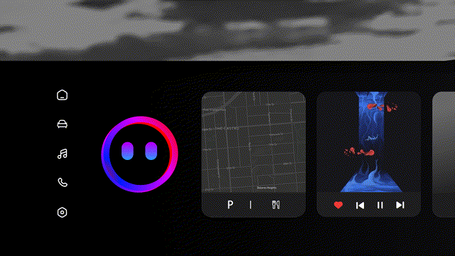 适配车内大屏的智能可移动旋钮