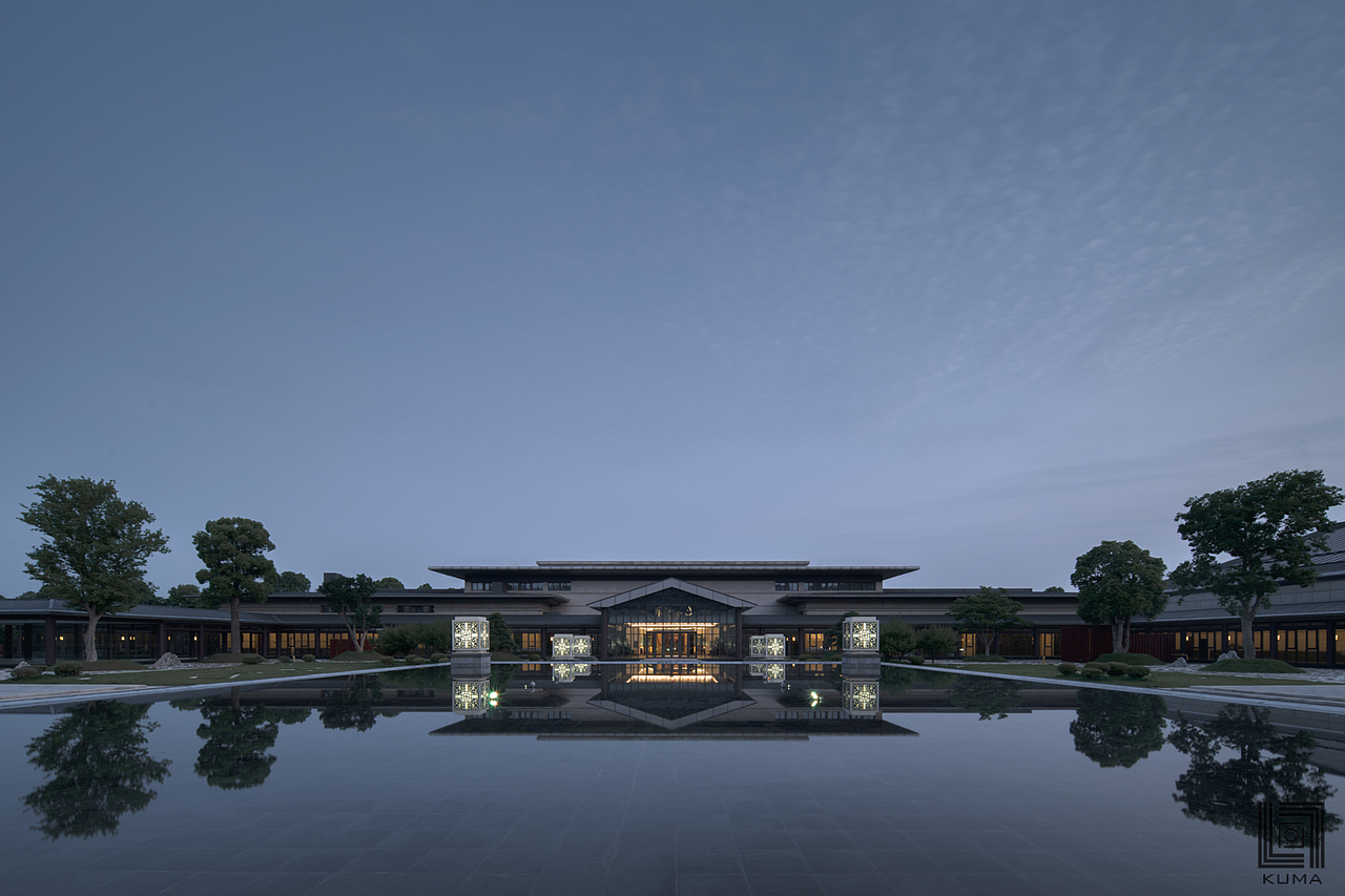 龙子湖迎宾馆|汉唐之风,四水归堂,五方相连