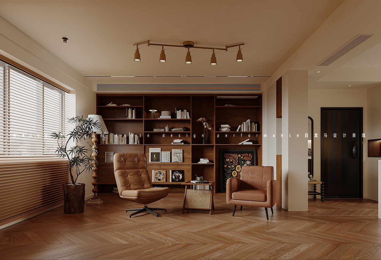 复古客餐厅—白龙马效果图