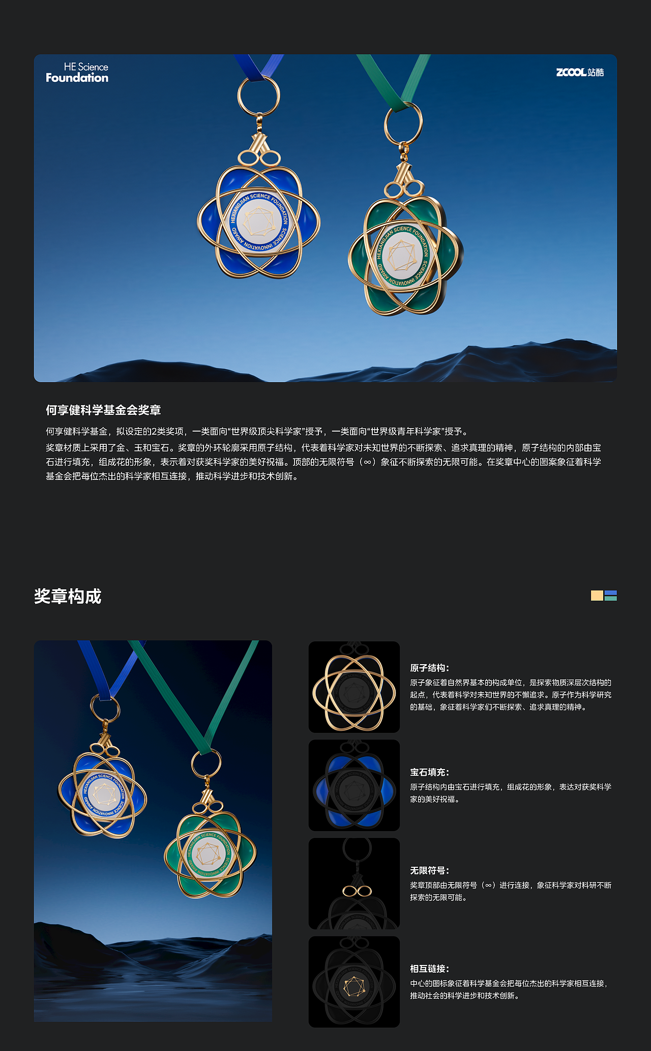何享健科学基金 | 奖章设计