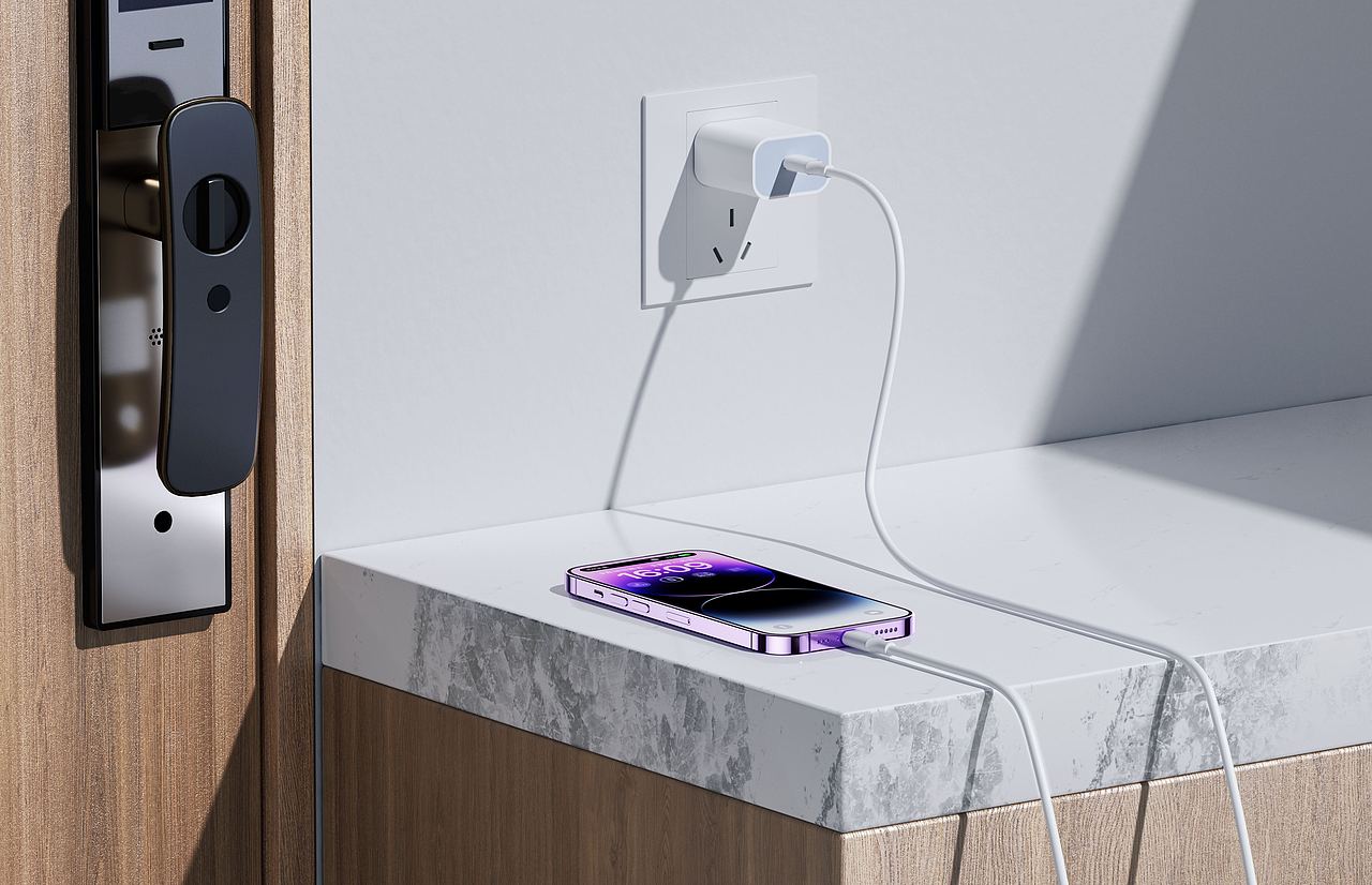 十二月渲染节选丨充电宝、快充头、雪景、岩石、飞机