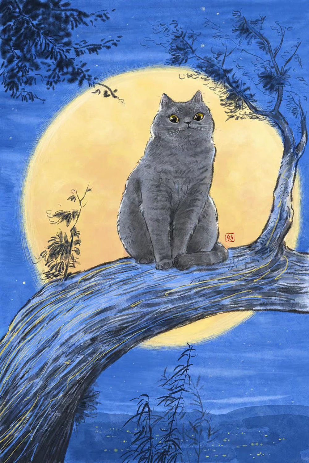 蓝色系列（图ZMzQ4MzE2NjAw） - 艺术插画 - 站酷设计师一碗鲜肉小馄饨原创素材 - 站酷ZCOOL