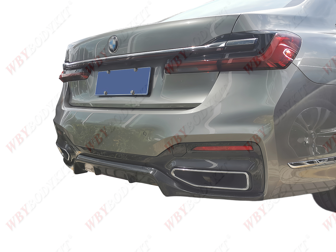 BMW7系G11G12M运动版改装3Design前后唇尾翼塑料PU小包