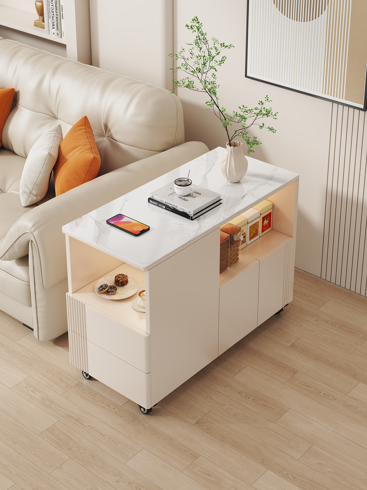 奶油风沙发柜（图ZMzYyMDE4MzA4） - 产品 - 站酷设计师邑雨轻寒原创素材 - 站酷ZCOOL