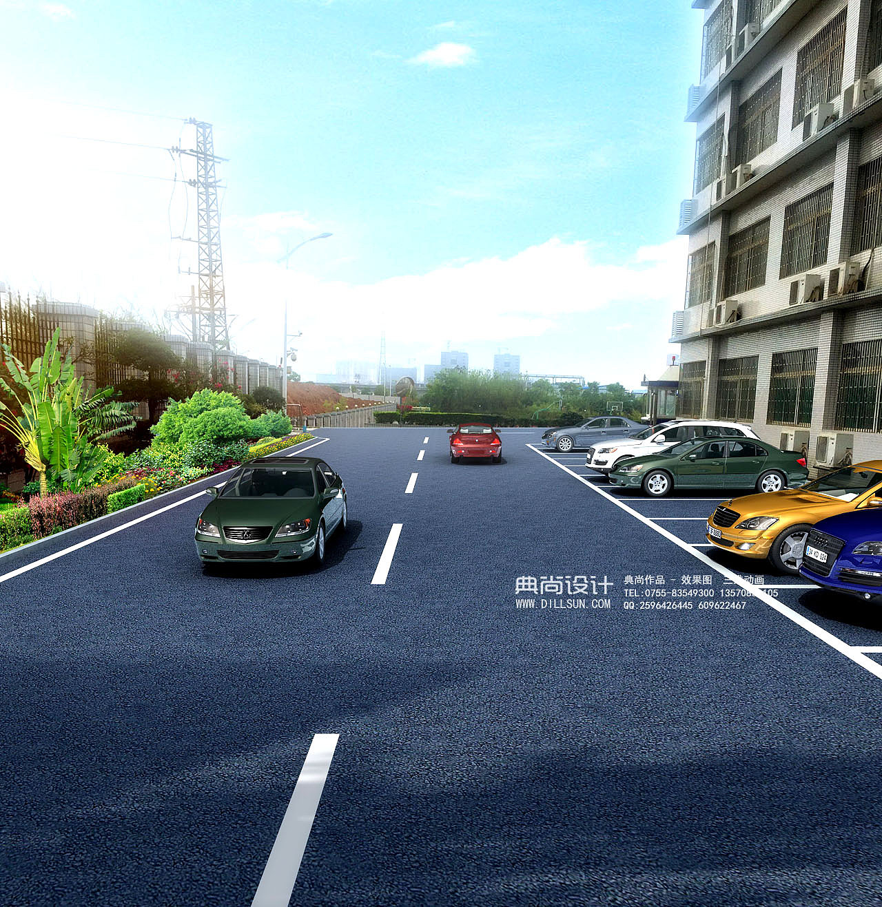 道路设计效果图2
