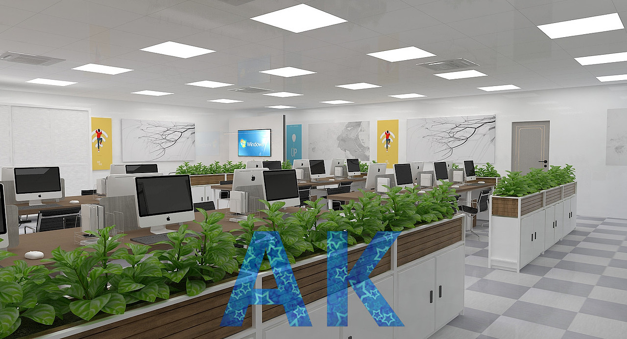 办公室展厅3D设计效果图