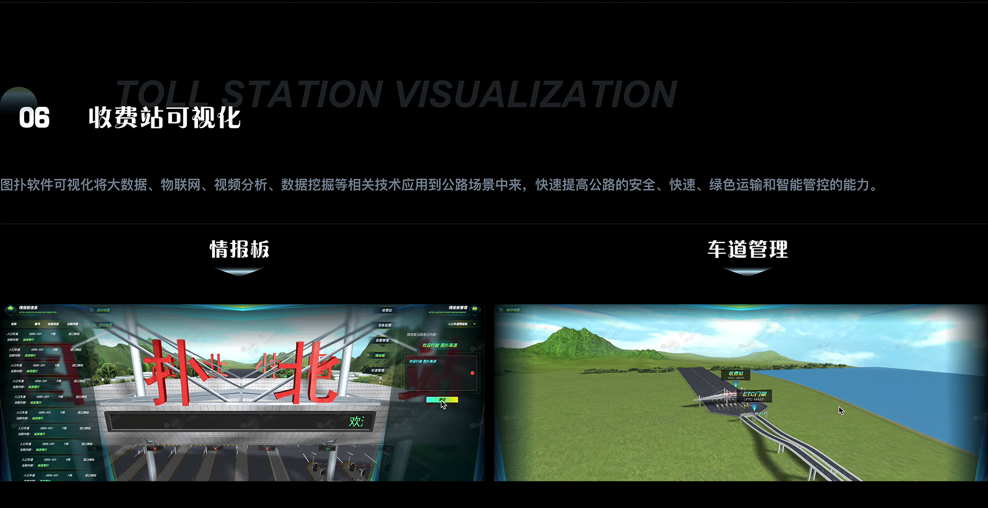 图扑数字孪生智慧公路，构建互联协同智能交通系统（图ZMzI1NTI2OTcy） - 场景 - 站酷设计师数据可视化小吴原创素材 - 站酷ZCOOL