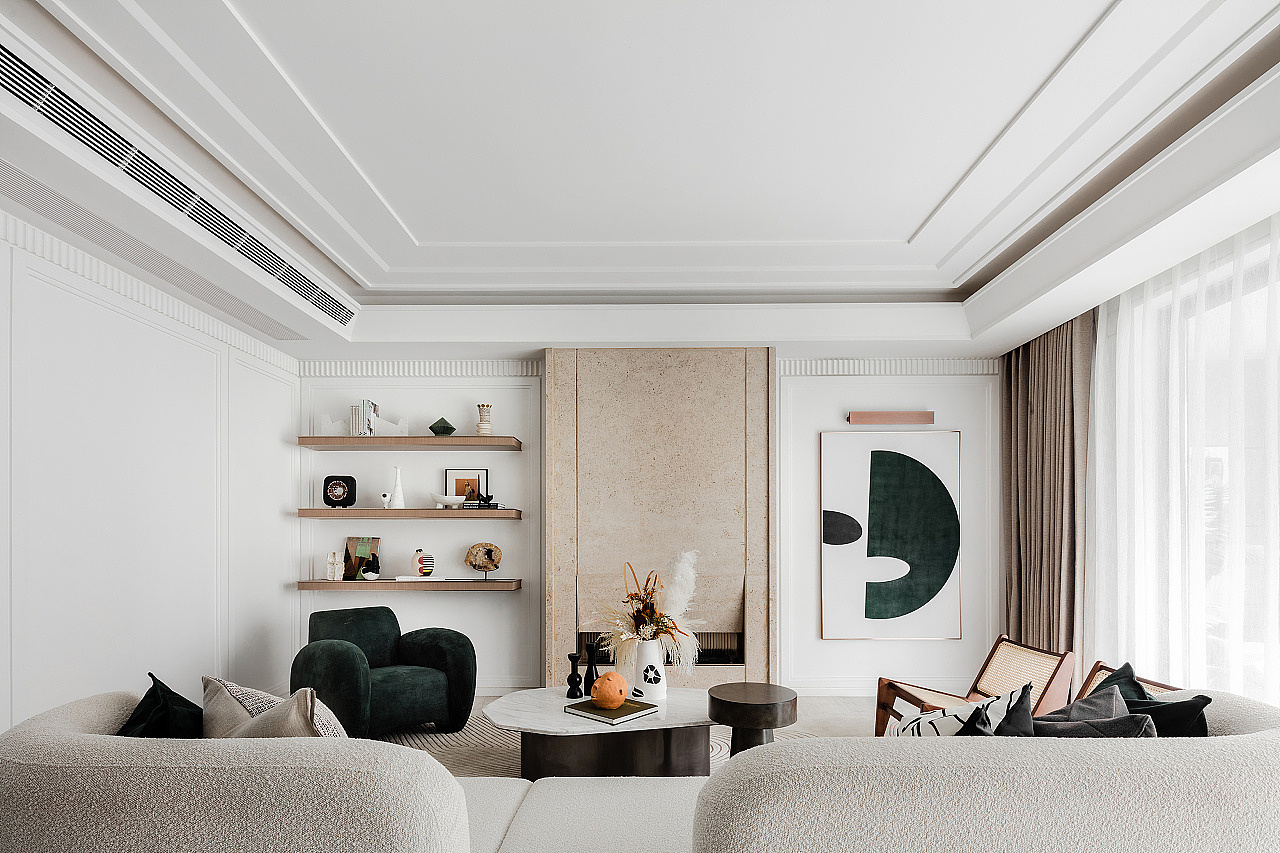 今古凤凰-150㎡七口之家 现代简约