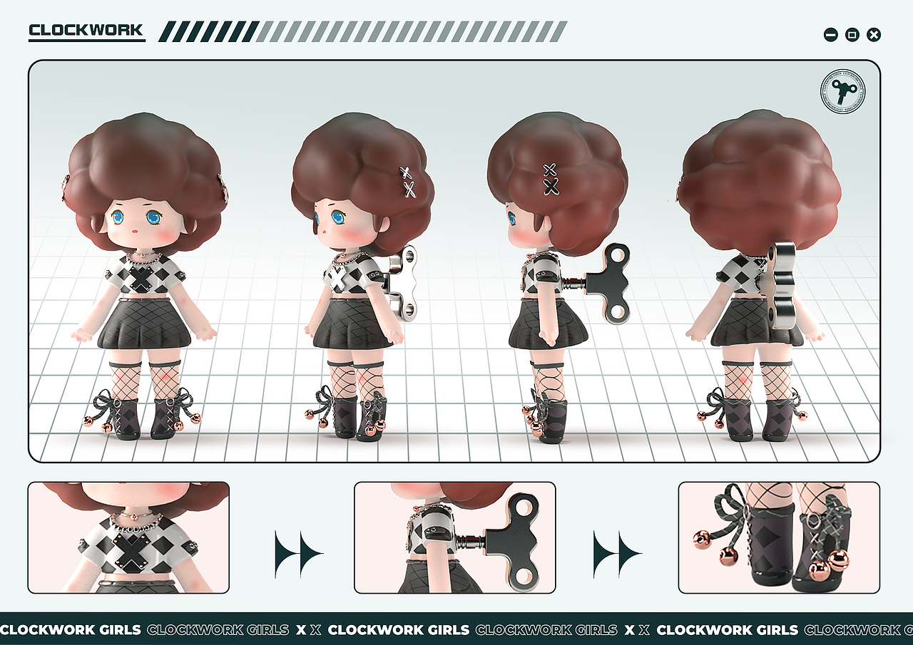IP形象设计--《CLOCKWORK GIRLS》