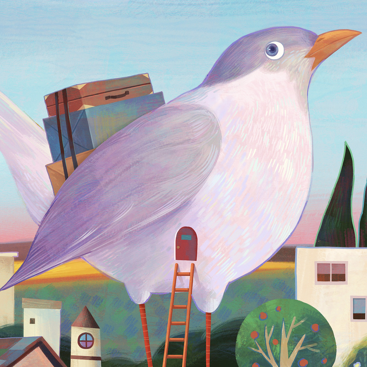 自由之鳥(niǎo) & Freedom（圖ZMzQzMjQ2NDEy） - 藝術(shù)插畫(huà) - 站酷設(shè)計(jì)師文六原創(chuàng)素材 - 站酷ZCOOL