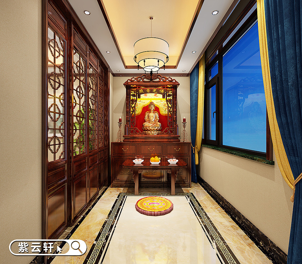 甘肃中式风格别墅传统装饰下的古朴灵韵（图ZMzM0ODYzOTEy） - 家装设计 - 站酷设计师紫云轩中式原创素材 - 站酷ZCOOL