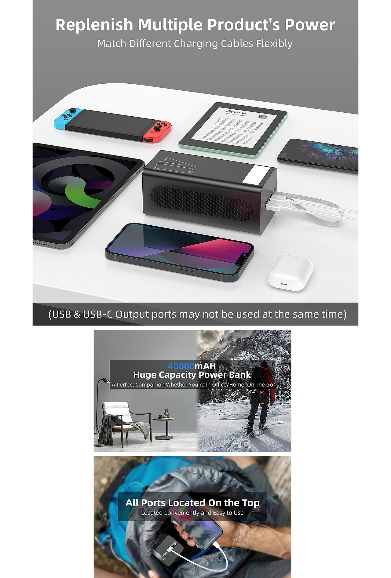 亚马逊充电宝详情X2（图ZMzIwMDMyODQw） - 电商 - 站酷设计师YD_Teng原创素材 - 站酷ZCOOL