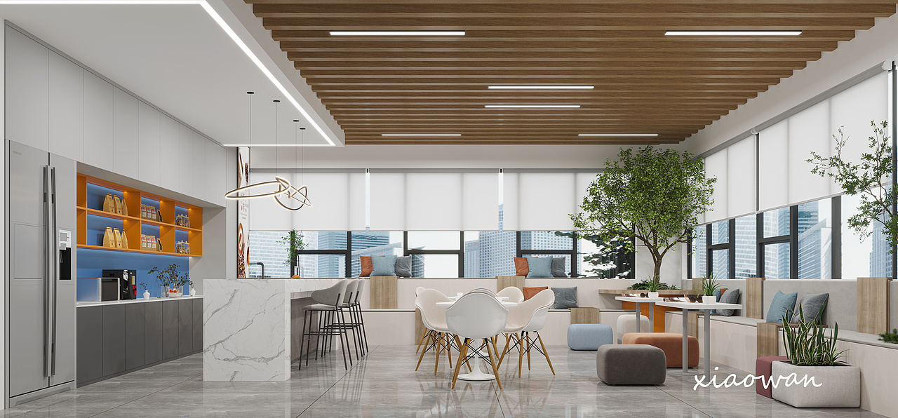 《工装办公室》（图ZMzUzMjg3Mjg4） - 商业空间设计 - 站酷设计师林婉star原创素材 - 站酷ZCOOL