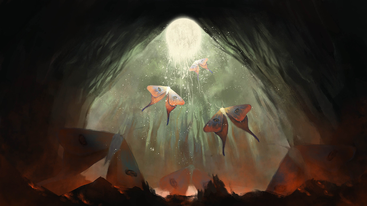 迷途的飞蛾,会在信念的指引下飞向真正的月亮。