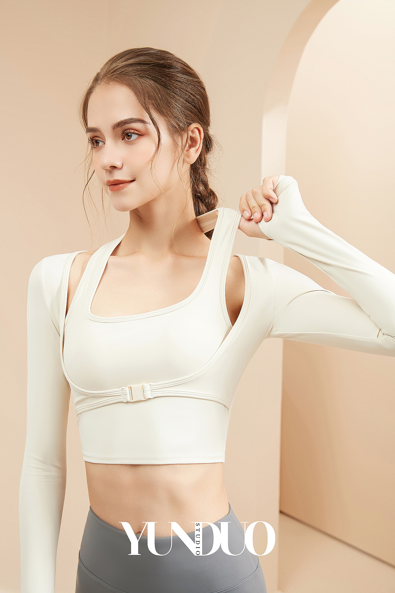 五度碳品牌 瑜伽裤 运动裤拍摄成品