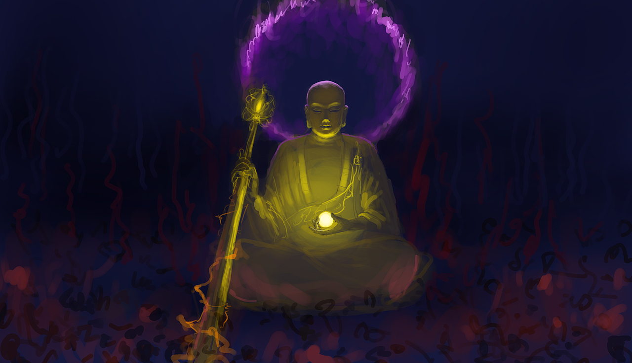 地藏菩薩（圖ZMzQyMzQ0MTc2） - 概念設(shè)定 - 站酷設(shè)計師寬窄原創(chuàng)素材 - 站酷ZCOOL