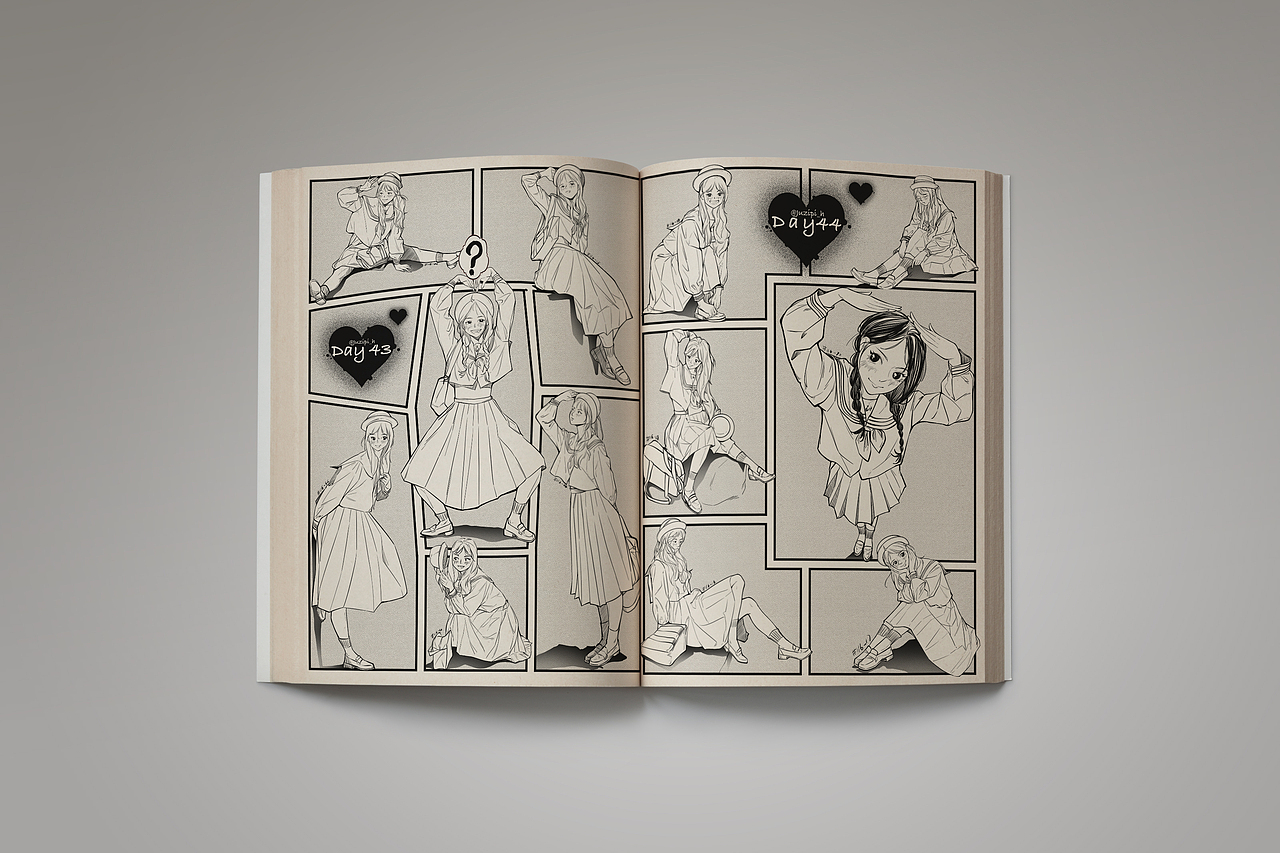 《格间—分镜速写60天》创作展示总结