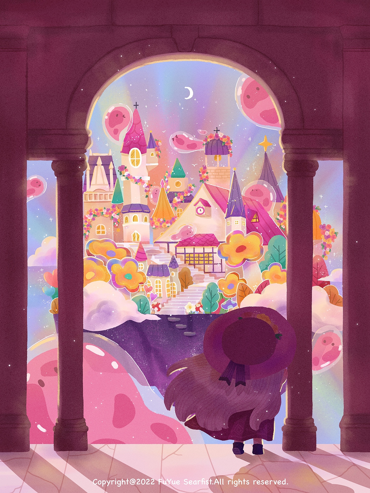 儿童场景插画2022合集（无线风）（图ZMzIwMzA0NjY0） - 儿童插画 - 站酷设计师伏月迩玖原创素材 - 站酷ZCOOL