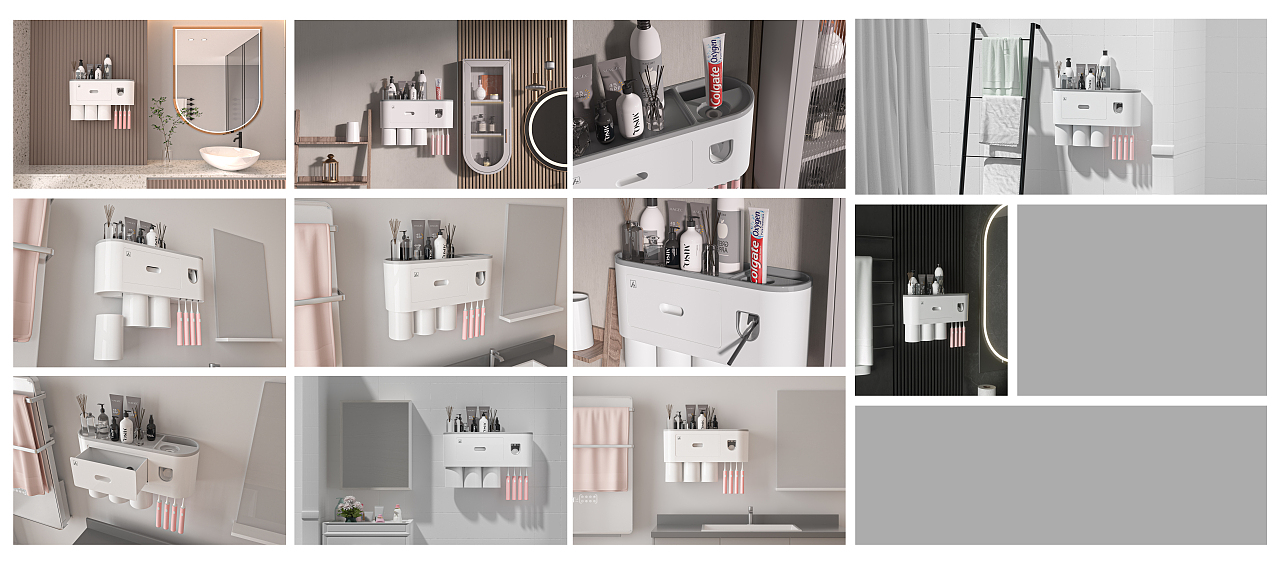 牙刷架渲染【合作】