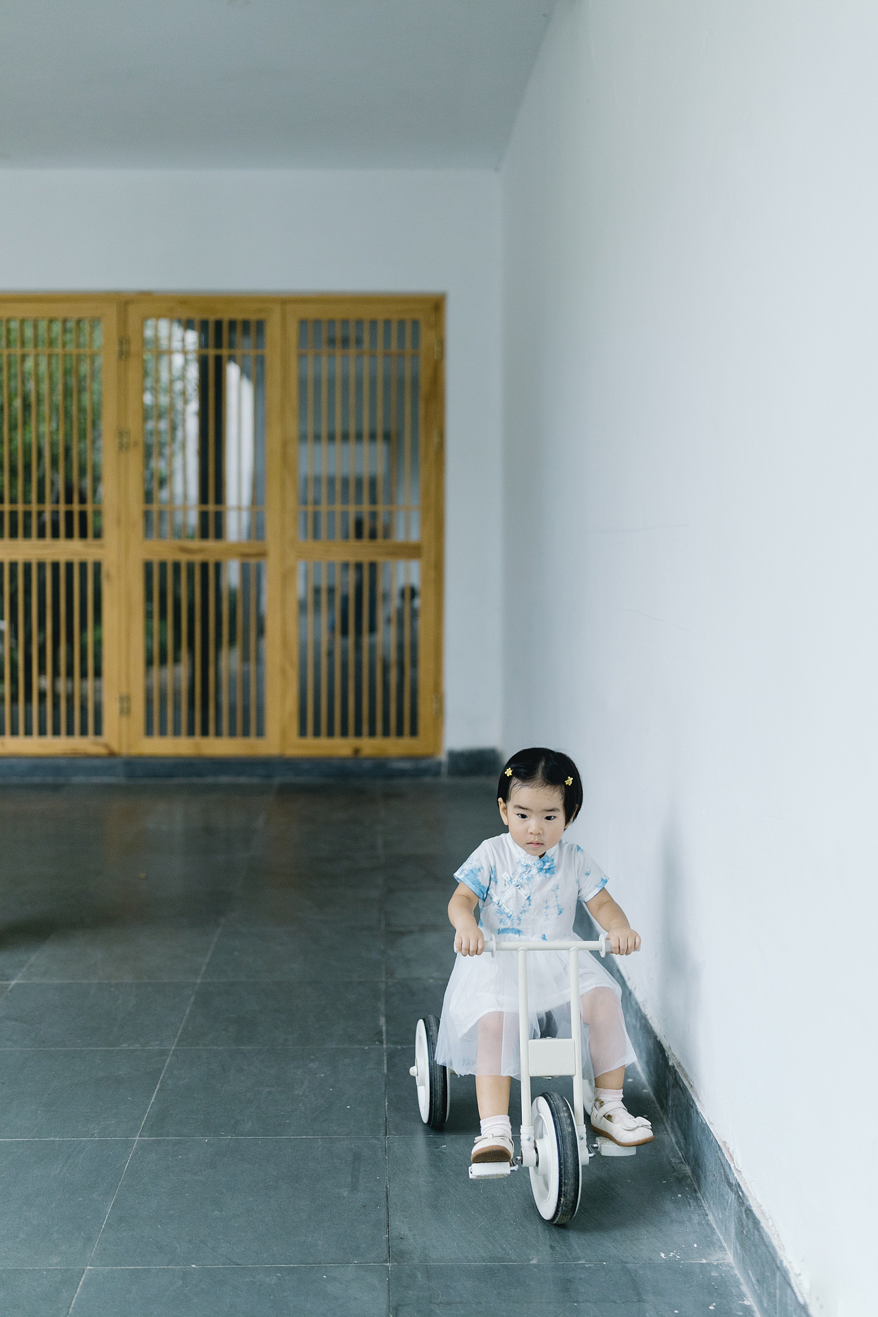 两岁的团团你好