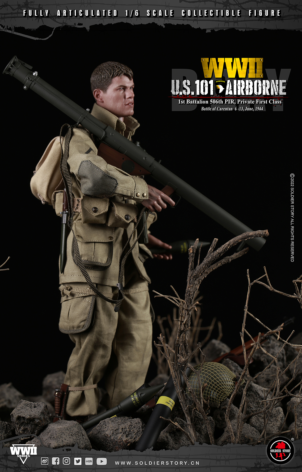 SoldierStory1/6二次大战美国第101空降师,506团第一营（图ZMzAzODMzMjAw） - 手办/模玩 - 站酷设计师SoldierStory原创素材 - 站酷ZCOOL
