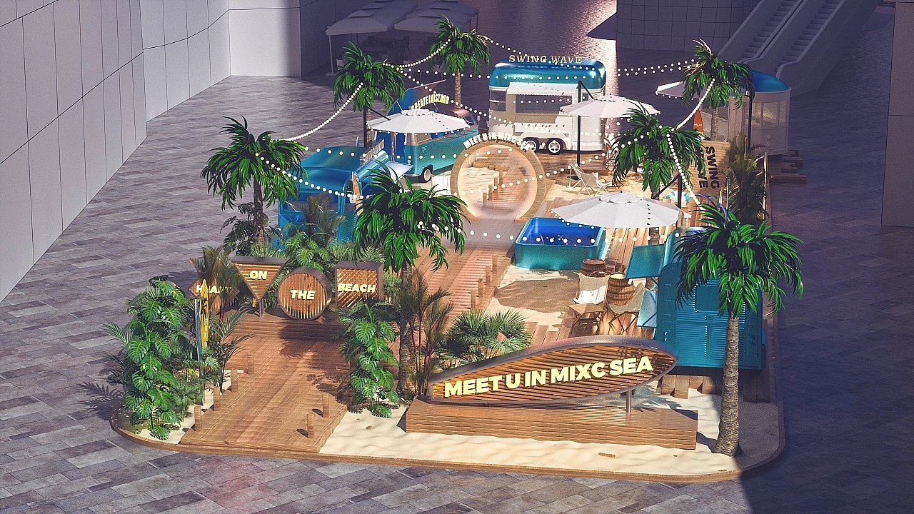 夏日娱乐路演活动（图ZMzQ3MDAxMjQw） - 展陈设计 - 站酷设计师tu0808原创素材 - 站酷ZCOOL