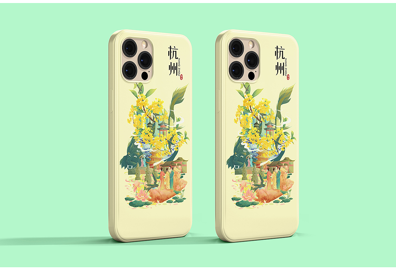 城市瑞兽系列插画——北京 杭州 西安 成都（图ZMzM5OTMzMTQ0） - 商业插画 - 站酷设计师拾亖的插画原创素材 - 站酷ZCOOL