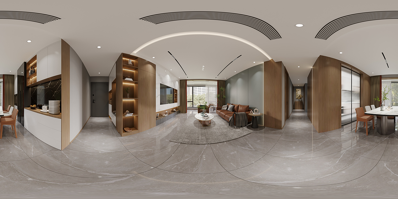 现代客餐厅效果图