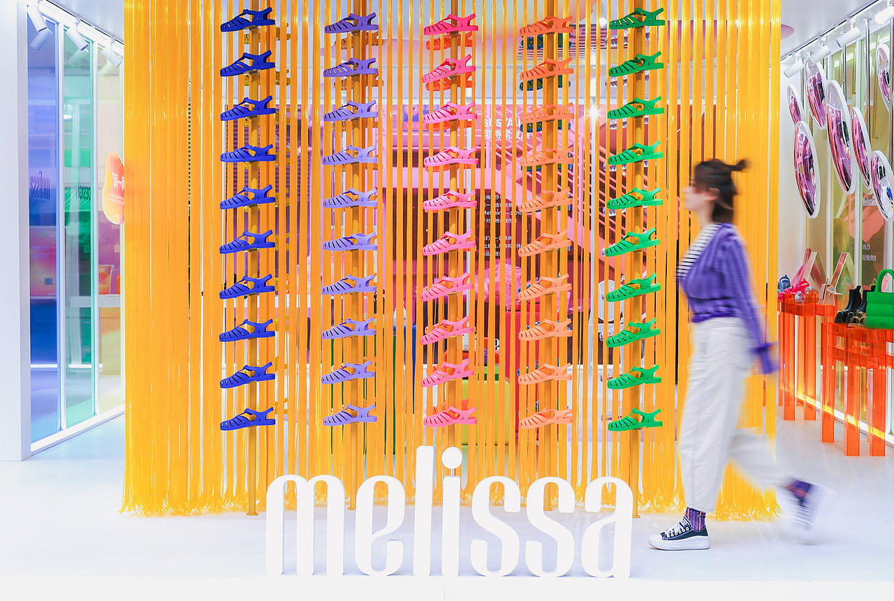 Melissa在啫喱 POPUP快闪活动空间设计-上海安福路（图ZMzQ0NjUxOTk2） - 商业空间设计 - 站酷设计师Joan_Lai原创素材 - 站酷ZCOOL