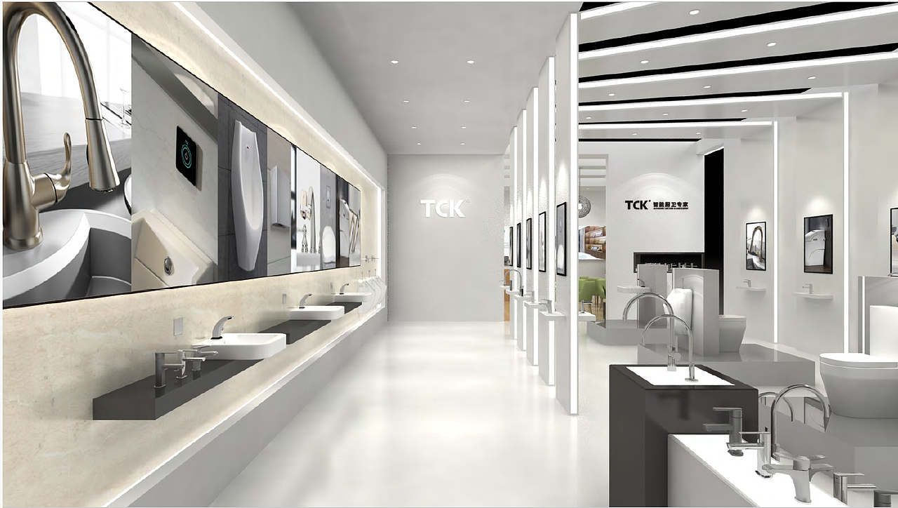 卫浴公司展台设计—展览展示设计师（图ZMzY2NzU0MDMy） - 建筑/空间 - 站酷设计师宅猫工作室原创素材 - 站酷ZCOOL