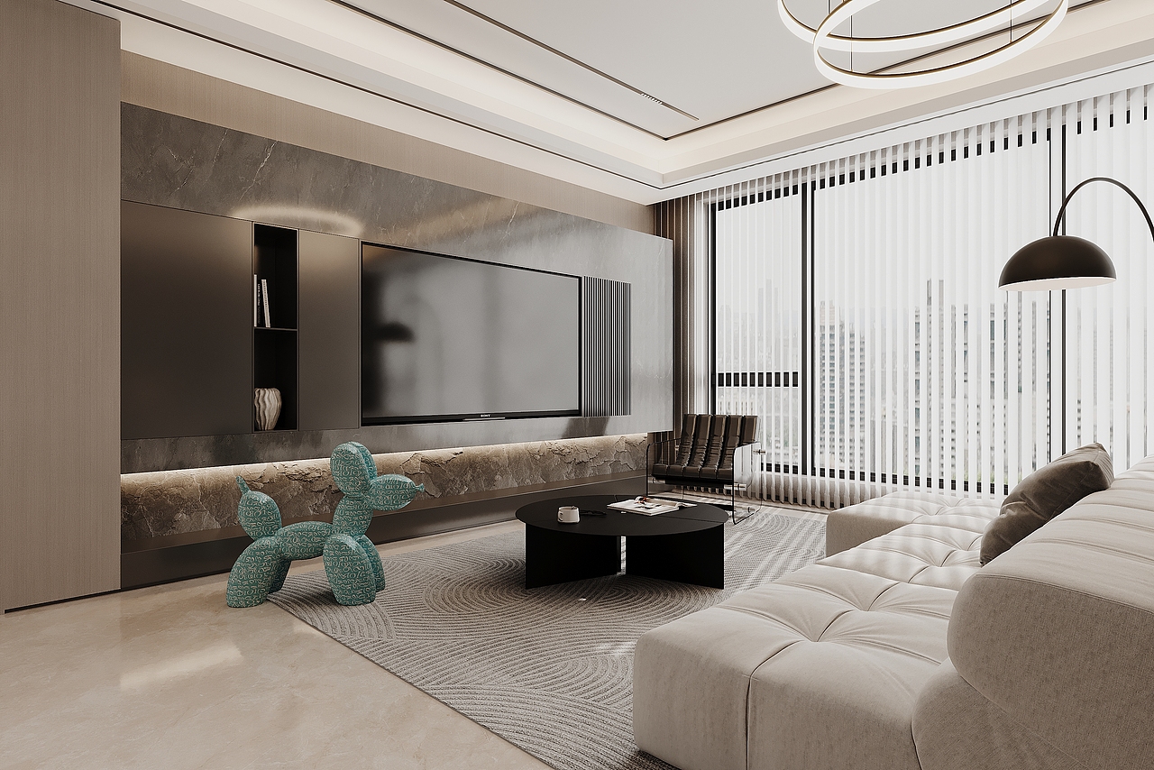 现代轻奢渲染（图ZMzU2OTIyMDQw） - 家装设计 - 站酷设计师柳州陈小龙原创素材 - 站酷ZCOOL