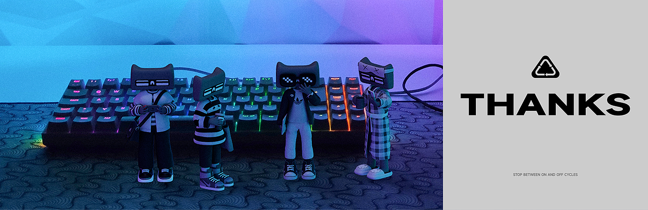 Onoff灰色艺术潮玩IP品牌设计（图ZMzI2MTk0MTU2） - IP形象 - 站酷设计师無视免谈原创素材 - 站酷ZCOOL