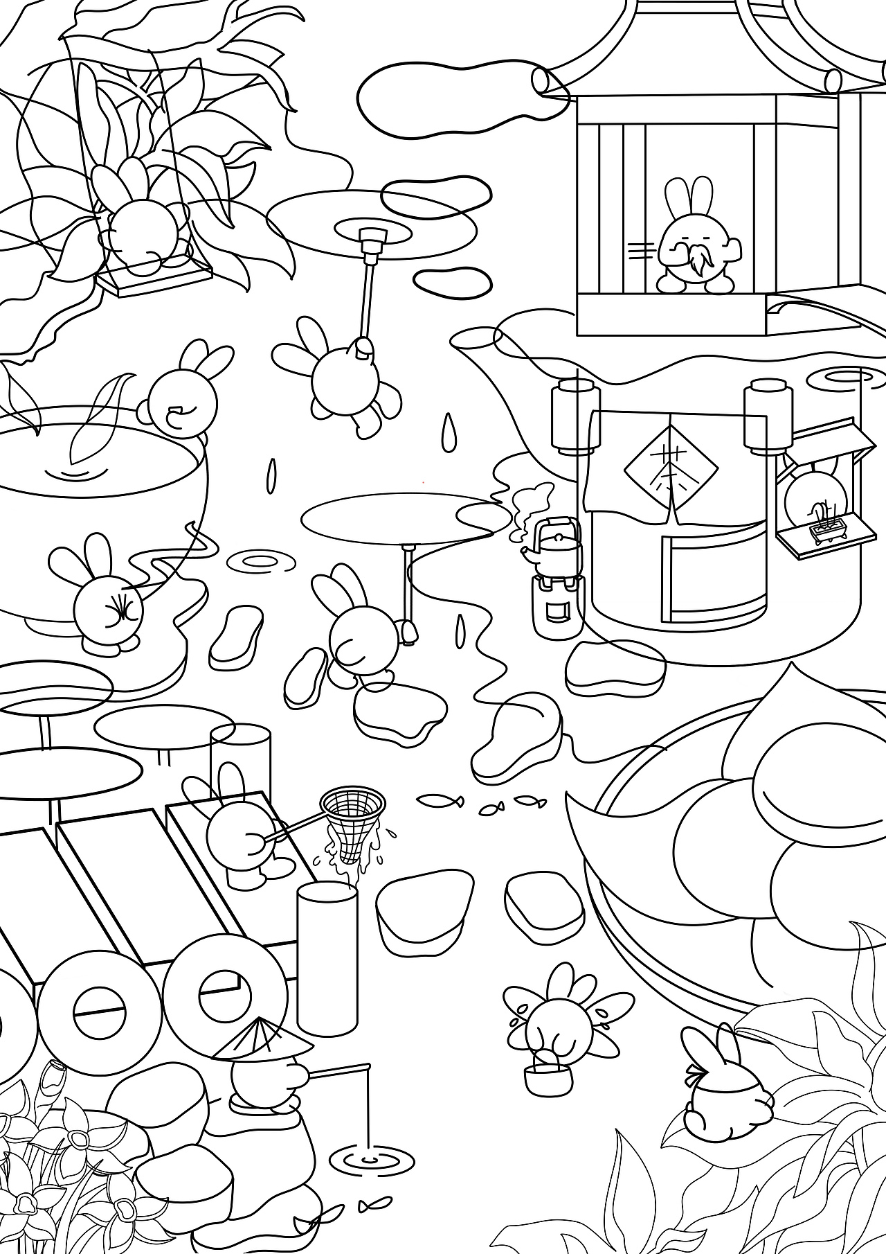 兔年节日故事插画(三)—— 清明