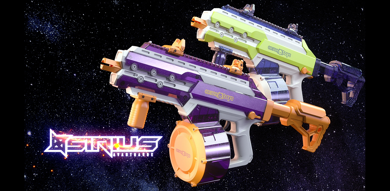 Cosmo toys（水弹枪） 星空款01（图ZMzM1MTE5NDAw） - 动画/影视 - 站酷设计师你好丶贝壳先生原创素材 - 站酷ZCOOL
