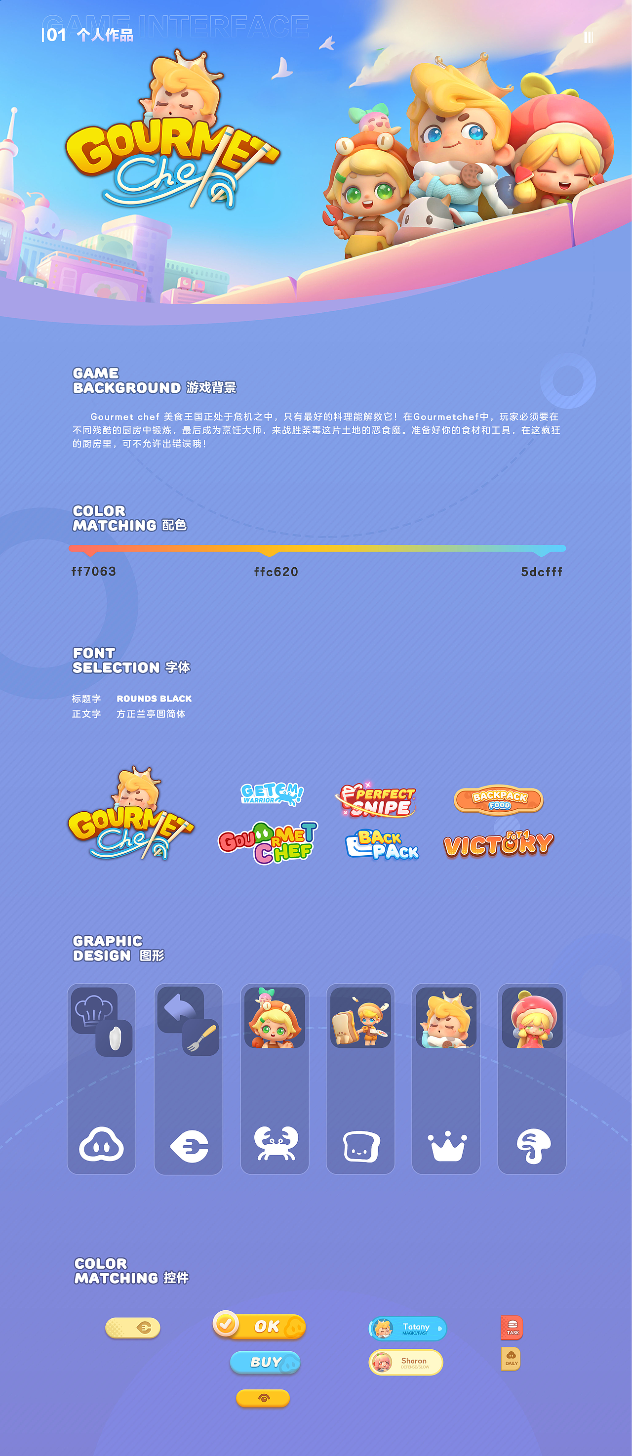 GUI游戏界面UI美味厨师,欧美卡通风（图ZMzUyODY4Mjc2） - 游戏UI - 站酷设计师井二一原创素材 - 站酷ZCOOL