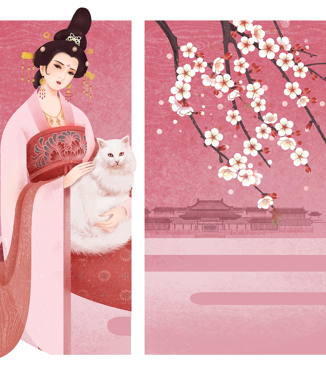 十二花神系列插画（图ZMzE4NDE1ODAw） - 创作习作 - 站酷设计师娇子的城原创素材 - 站酷ZCOOL