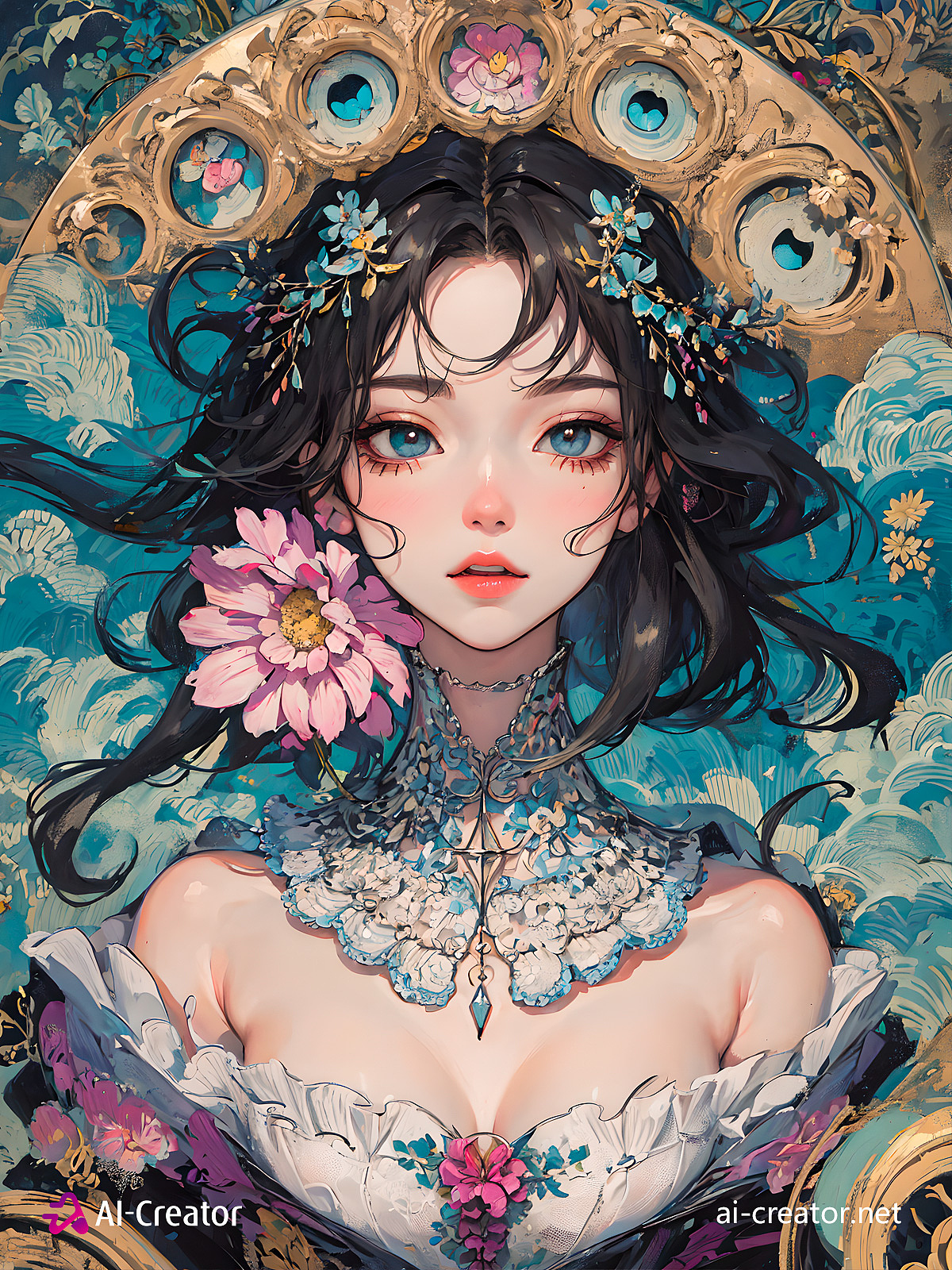 【AI绘画作品-99】万花筒