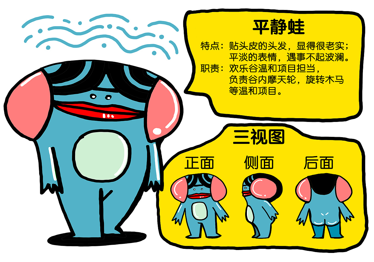 五蛙大队/欢乐谷合作项目（图ZMzEwNjM0NzIw） - 网络表情 - 站酷设计师瀑囍原创素材 - 站酷ZCOOL