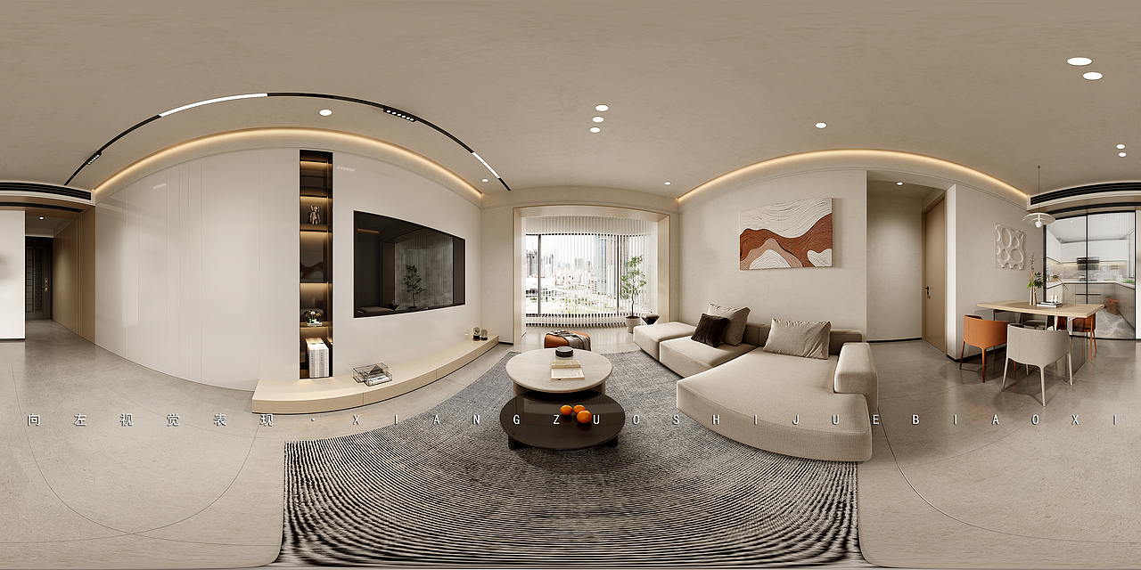 现代奶油风家装案例分享